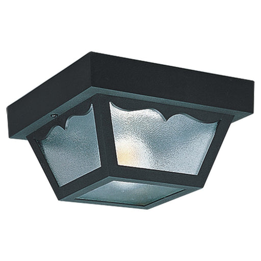 Generation Lighting - 7567-32 - One Light Outdoor Flush Mount - Outdoor Ceiling - Black