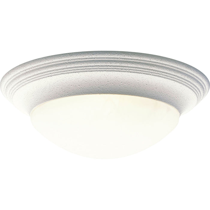 Progress Lighting - P3697-30 - Three Light Close-to-Ceiling - Alabaster Glass - White