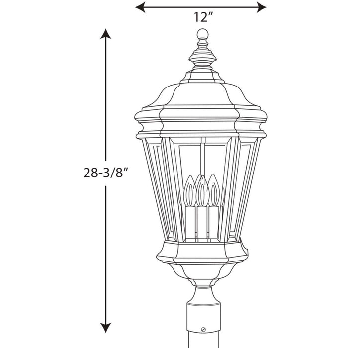Crawford Post Lantern-Exterior-Progress Lighting-Lighting Design Store