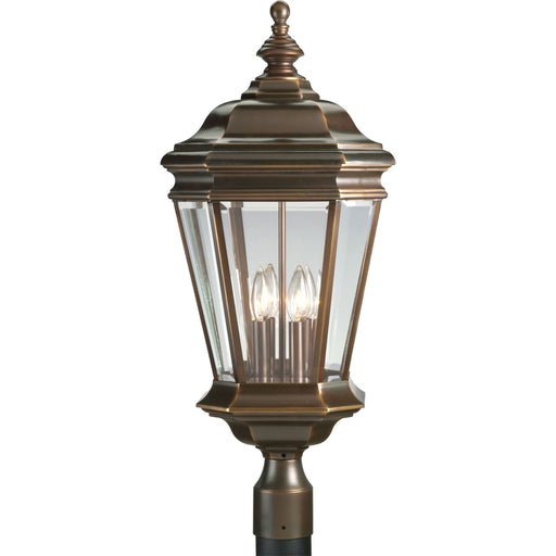 Progress Lighting - P5474-108 - Four Light Post Lantern - Crawford - Oil Rubbed Bronze