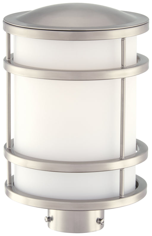 Minka-Lavery - 9806-144 - One Light Post Mount - Bay View - Brushed Stainless Steel