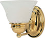 Nuvo Lighting - 60-348 - One Light Vanity - Empire - Polished Brass