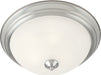 Maxim - 5840MRSN - One Light Flush Mount - Essentials - 584x - Satin Nickel