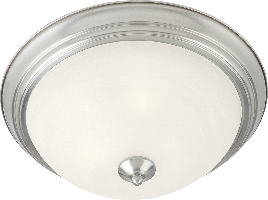 Maxim - 5840MRSN - One Light Flush Mount - Essentials - 584x - Satin Nickel