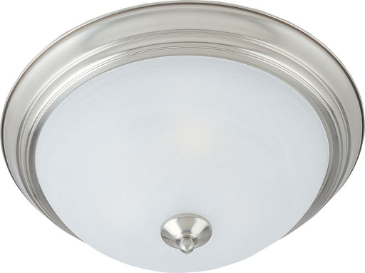 Maxim - 5842MRSN - Three Light Flush Mount - Essentials - 584x - Satin Nickel