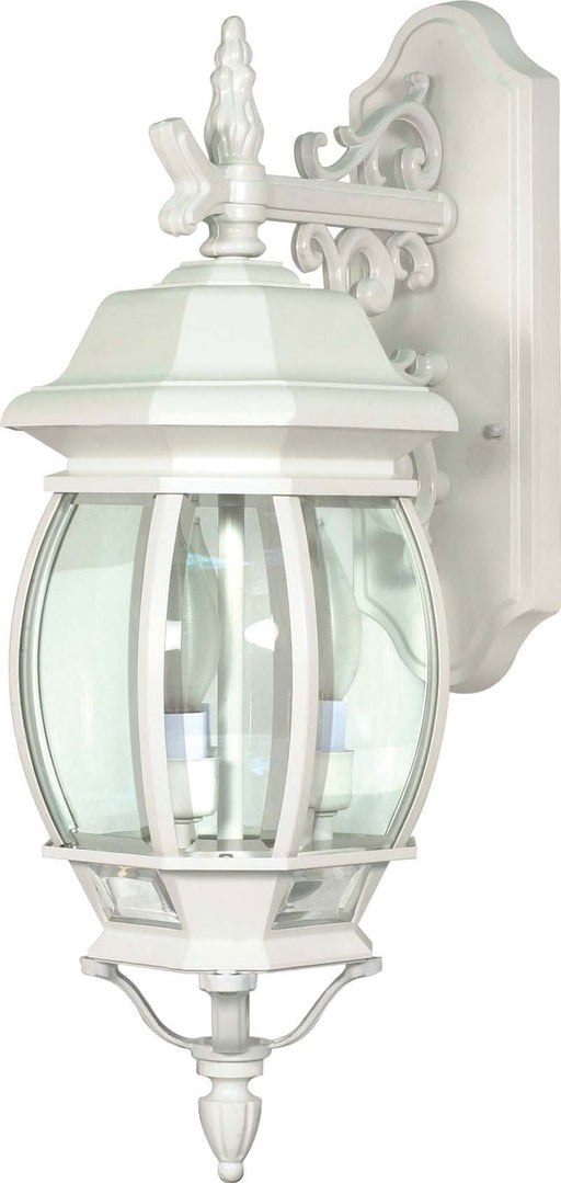 Nuvo Lighting - 60-891 - Three Light Outdoor Lantern - Central Park - White