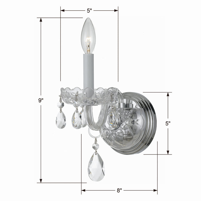 One Light Wall Mount-Sconces-Crystorama-Lighting Design Store