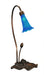 Meyda Tiffany - 12500 - One Light Accent Lamp - Blue Pond Lily - Bronze