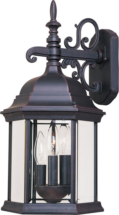 Three Light Outdoor Wall Lantern-Exterior-Maxim-Lighting Design Store