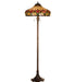 Meyda Tiffany - 11070 - Floor Lamp - Colonial Tulip - Craftsman Brown