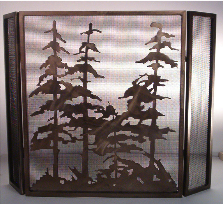 Meyda Tiffany - 12393 - Fireplace Screen - Tall Pines - Antique