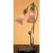 Meyda Tiffany - 13209 - Two Light Accent Lamp - Cranberry Pond Lily - Bronze