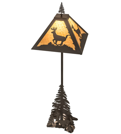 Meyda Tiffany - 13260 - Two Light Floor Lamp - Lone Deer - Timeless Bronze