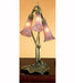 Meyda Tiffany - 13863 - Three Light Accent Lamp - Cranberry Pond Lily - Antique Copper,Custom