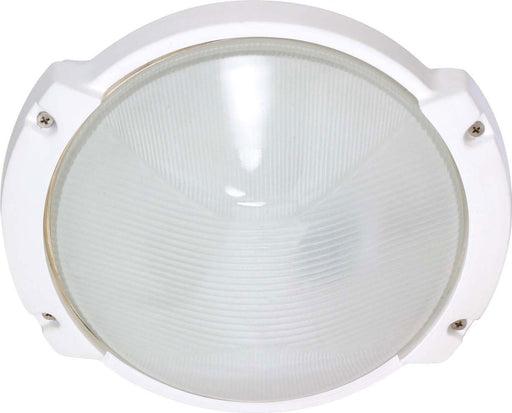Nuvo Lighting - 60-516 - One Light Outdoor Lantern - Die Cast Bulk Heads Semi Gloss White - Semi Gloss White