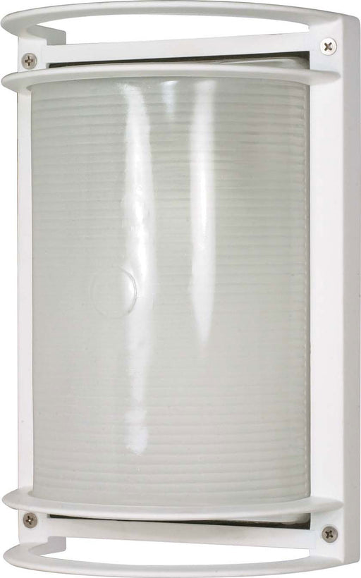 Nuvo Lighting - 60-530 - One Light Outdoor Lantern - Die Cast Bulk Heads Semi Gloss White - Semi Gloss White