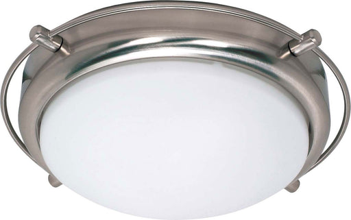 Nuvo Lighting - 60-608 - Two Light Flush Mount - Polaris - Brushed Nickel