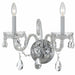 Crystorama - 1032-CH-CL-S - Two Light Wall Mount - Traditional Crystal - Polished Chrome