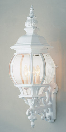 Trans Globe Imports - 4052 WH - Four Light Wall Lantern - Francisco - White