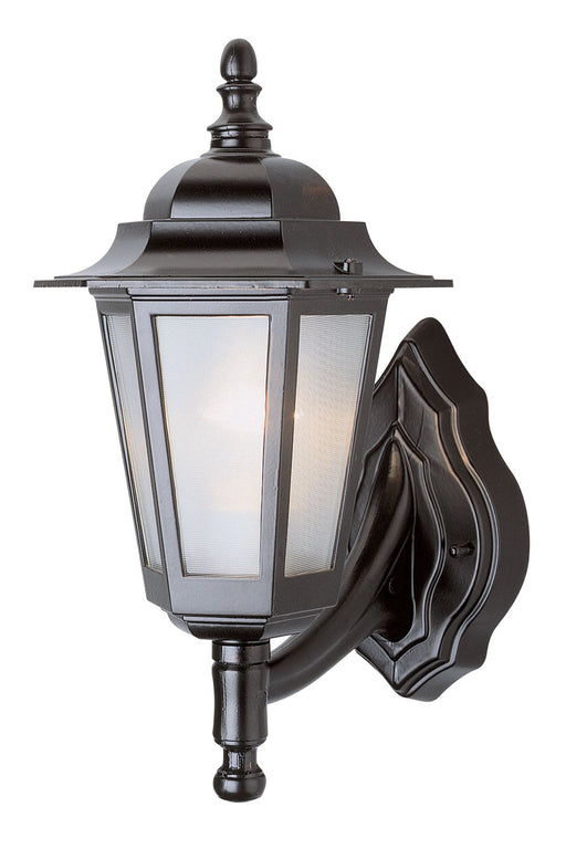 Trans Globe Imports - 4055 BK - One Light Wall Lantern - Alexander - Black