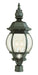 Trans Globe Imports - 4062 BK - Four Light Postmount Lantern - Parsons - Black