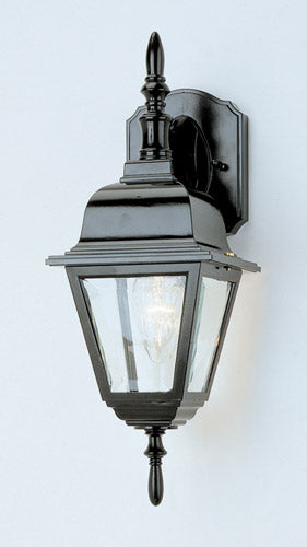 Trans Globe Imports - 4411 BK - One Light Wall Lantern - Argyle - Black