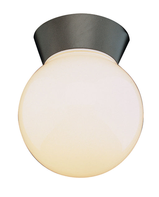 Trans Globe Imports - 4850 BK - One Light Flushmount Lantern - Pershing - Black