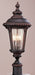 Trans Globe Imports - 5047 RT - Three Light Postmount Lantern - Commons - Rust
