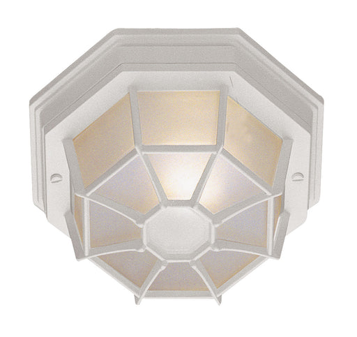 Trans Globe Imports - 40581 WH - One Light Flushmount Lantern - Benkert - White