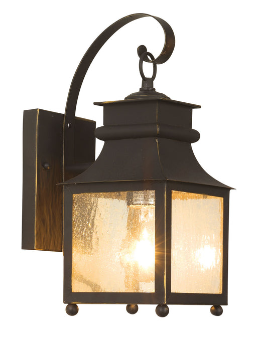 Trans Globe Imports - 45630 WB - One Light Wall Lantern - Santa Ines - Weathered Bronze