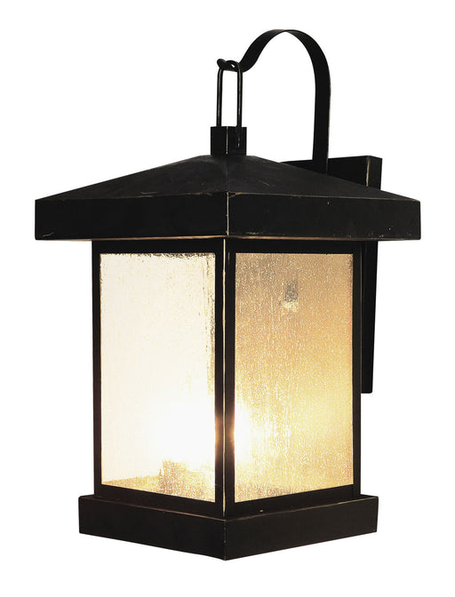 Trans Globe Imports - 45642 WB - Three Light Wall Lantern - Santa Cruz - Weathered Bronze