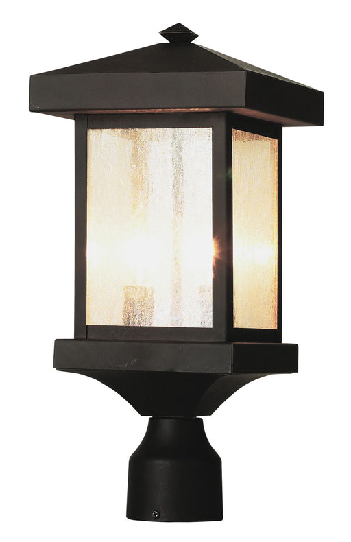 Trans Globe Imports - 45643 WB - Two Light Hanging Lantern - Santa Cruz - Weathered Bronze