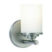 Forte - 5105-01-55 - One Light Bath bracket - Brushed Nickel