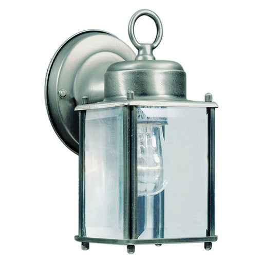 Forte - 1005-01-54 - One Light Outdoor Lantern - Olde Nickel