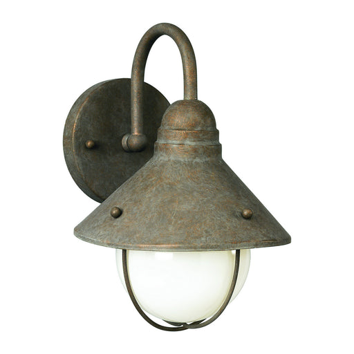Forte - 1041-01-09 - One Light Outdoor Lantern - Desert Stone