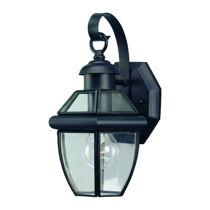 Forte - 1101-01-04 - One Light Outdoor Lantern - Black
