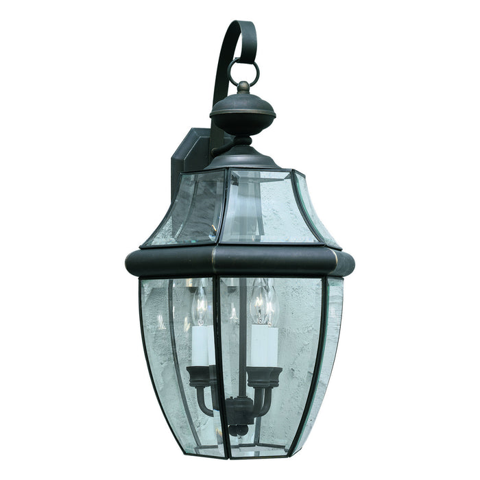 Forte - 1601-03-14 - Three Light Outdoor Lantern - Royal Bronze