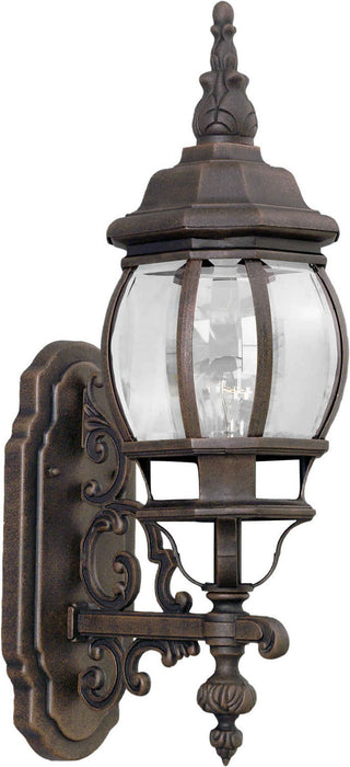 Forte - 1701-01-28 - One Light Outdoor Wall Lantern - Painted Rust A - Painted Rust