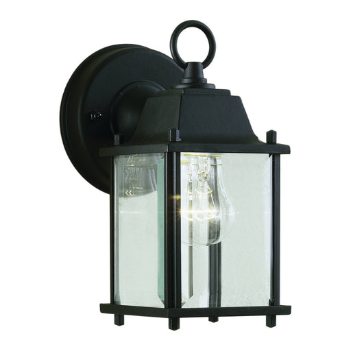 Forte - 1705-01-04 - One Light Outdoor Lantern - Black