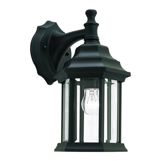 Forte - 1715-01-04 - One Light Outdoor Lantern - Black