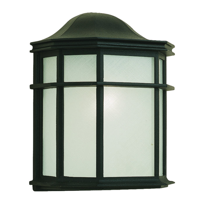 Forte - 1719-01-04 - One Light Outdoor Lantern - Black