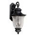 Forte - 1726-03-04 - Three Light Outdoor Lantern - Black