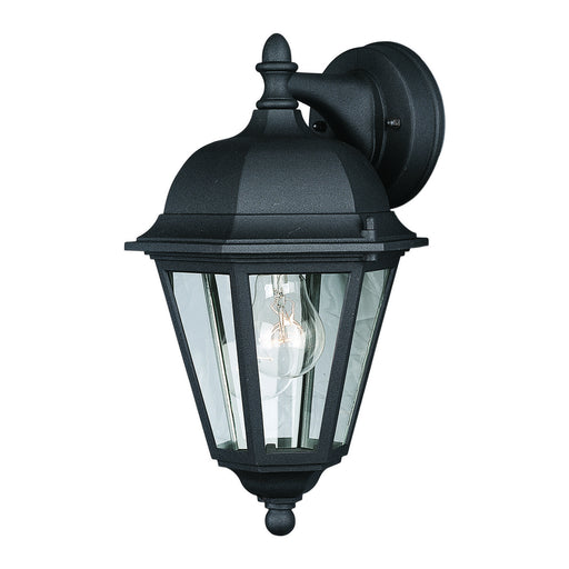 Forte - 1761-01-04 - One Light Outdoor Lantern - Black
