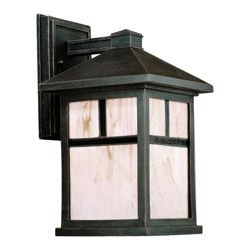 Forte - 1873-01-28 - One Light Outdoor Lantern - Painted Rust