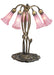 Meyda Tiffany - 15925 - Five Light Accent Lamp - Pink Pond Lily - Antique Copper