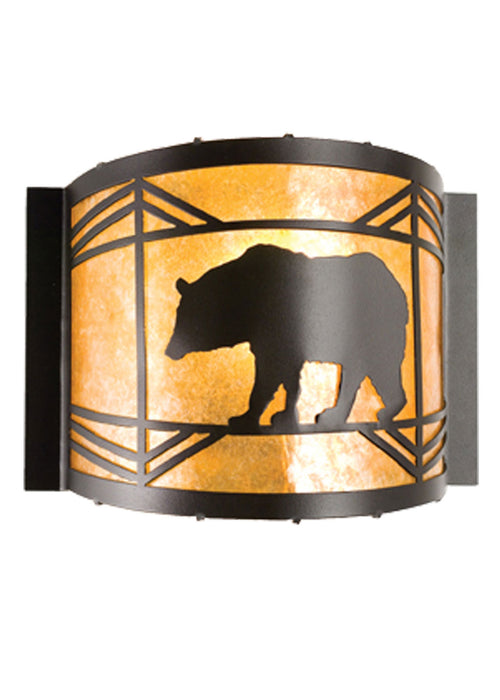 Meyda Tiffany - 17457 - One Light Wall Sconce - Lone Bear - Nickel