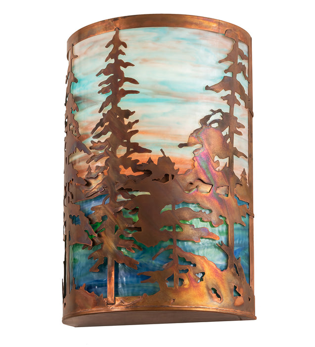 Meyda Tiffany - 19735 - Two Light Wall Sconce - Tall Pines - Vintage Copper
