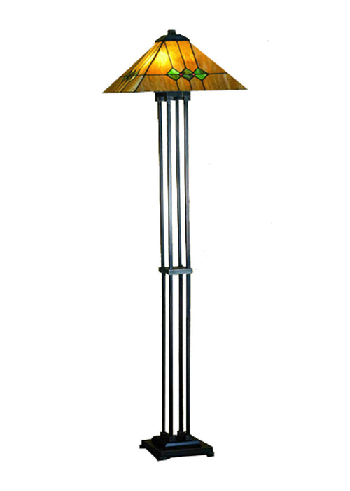 Meyda Tiffany - 27854 - Two Light Floor Lamp - Martini Mission - Ha Flame
