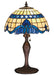 Meyda Tiffany - 31201 - One Light Accent Lamp - Baroque - Beige Lt Blue Blue