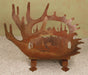 Meyda Tiffany - 32342 - Log Holder - Moose Antler - Rust